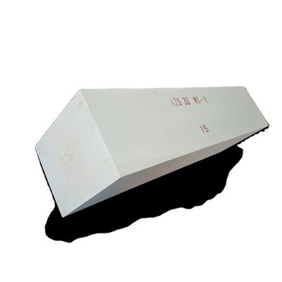 AZS 유리 오븐에 벽돌 흰색 지르코늄 산화 된 합성 합성 불화기 표준 크기