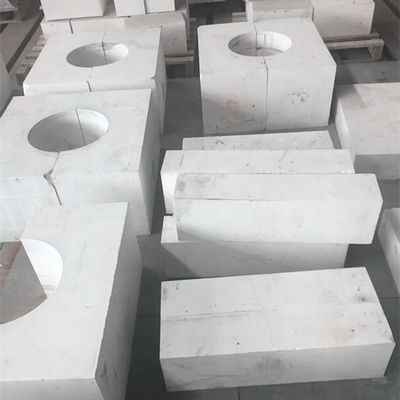 CASTABLE monofrax S-3 녹조 지르코니아 코룬드 벽돌 성분 유리 오븐