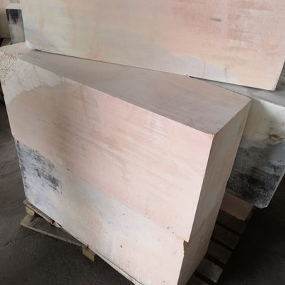 오븐 블록 불화성 AZS Zirconia Corundum 벽돌 1.2-1.4% SiC 함량