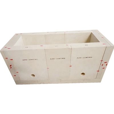 AZS Brick For Converter SiC 함유 1.2-1.4% 및 MgO 함유 0.1-0.8%의 유리 오븐