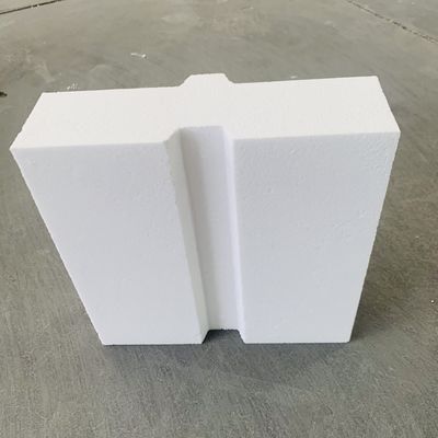표본 제공 AZS 모양 산업 부동 유리 kiln 검사 구멍 불탄 벽돌