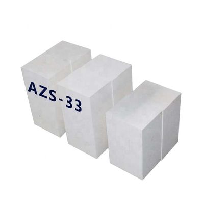 불소화 40 톤 사용 된 AZS 벽돌 잔재 Al2O3 함유 4%