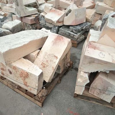 전기 활 오븐 45% Al2O3 함유량과 40T의 재고 양을 가진 AZS 벽돌