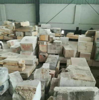 지르콘 멀라이트 유리 kiln 사용 된 아즈 벽돌 맞춤형 크기 40T 인벤토리 높은 수요
