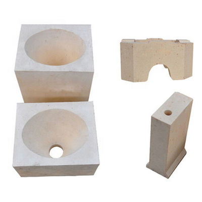 ISO9001 인증 3.7g/cm3 높은 온도 응용을위한 Azs 벽돌