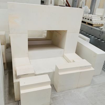 유리 부식 에 대한 탁월 한 저항력 을 가진 내구성 있는 Zircon Corundum 불소연 벽돌