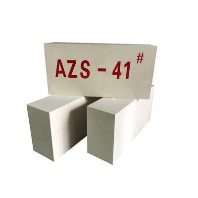 지르코늄 코룬드 벽돌 녹조 된 양산 AZS 블록 시리즈 유리 오븐 - MgO 함량